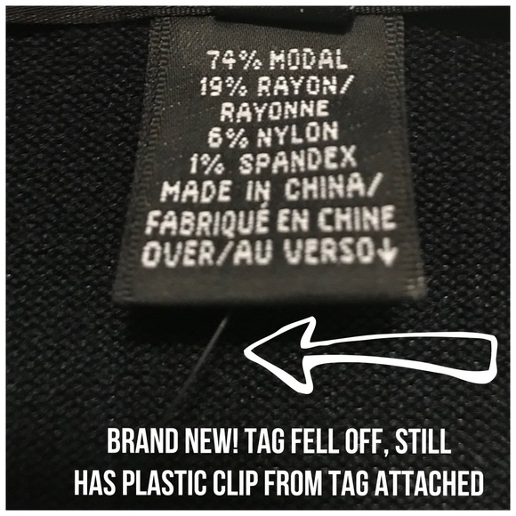 NWOT Ellen Tracy, Bell Sleeves Navy Knit Sweater - Picture 7 of 8